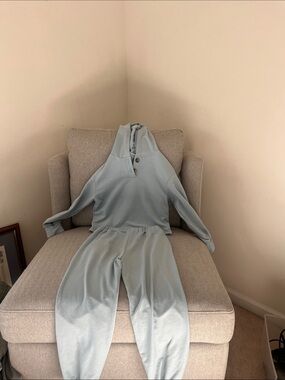 Light Blue Hoodie & Jogger Set
